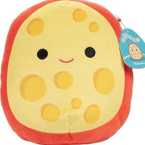 Squishmallows 7.5” Mannon The Gouda Cheese - Soft, Squishy Animal Toy for Kids